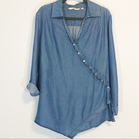 soft denim tunic